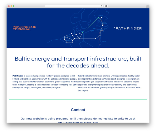 Pathfinder WordPress theme - nordicstreamgroup.com