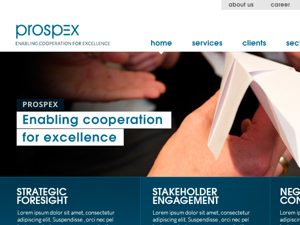 Prospex WordPress theme by We Are Flourish