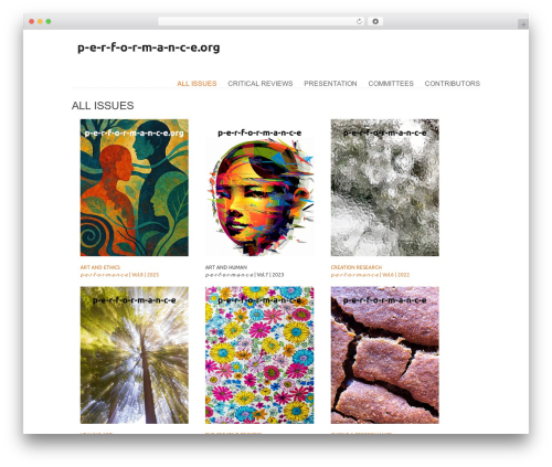 Purity theme WordPress - p-e-r-f-o-r-m-a-n-c-e.org