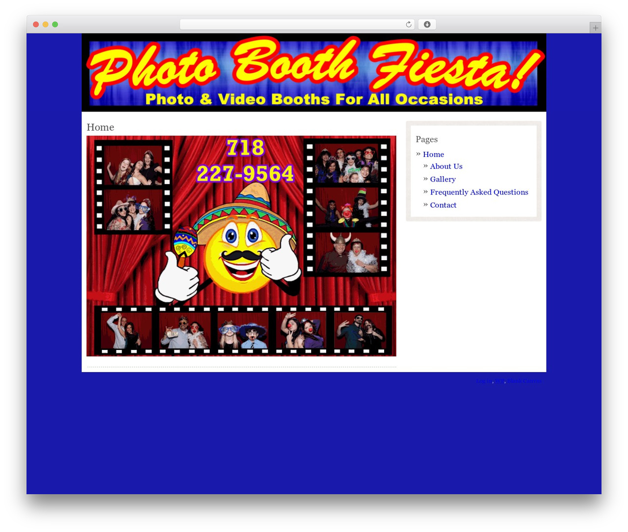 Rembrandt theme WordPress - photoboothfiesta.com
