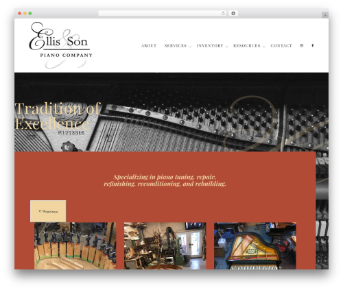 Theme WordPress devdmbootstrap4 - pianotechnician.ca