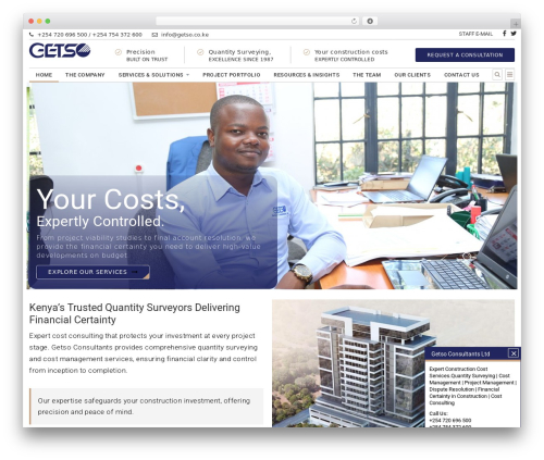 WordPress theme Custom Theme - getso.co.ke