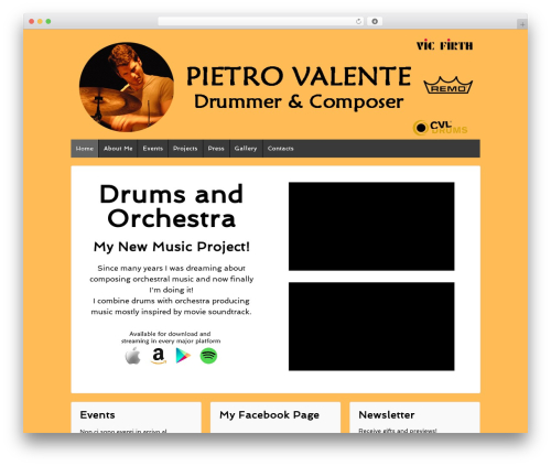 WordPress theme Responsive Pro - pietrovalente.com