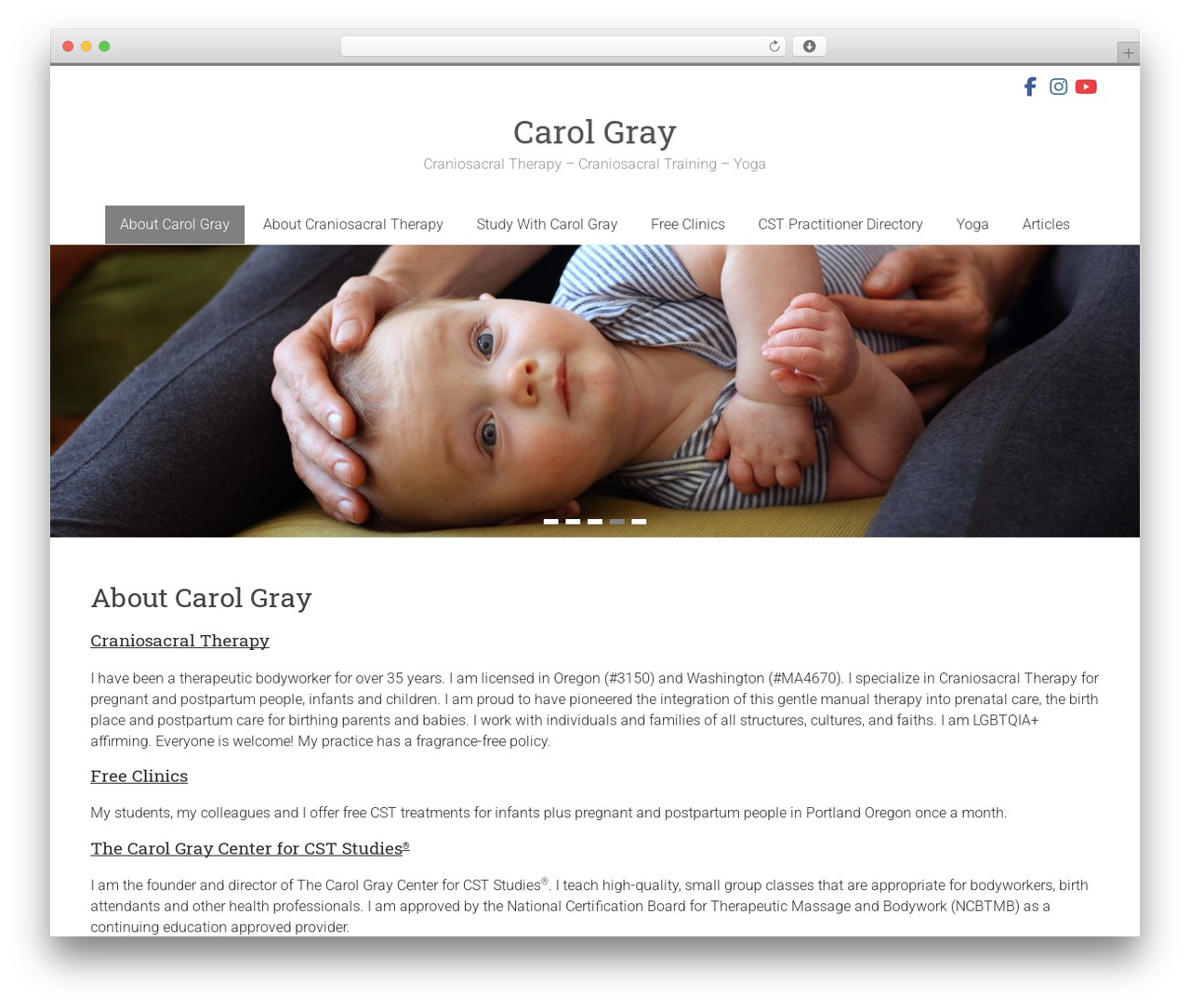Accelerate Pro WordPress theme - carolgray.com