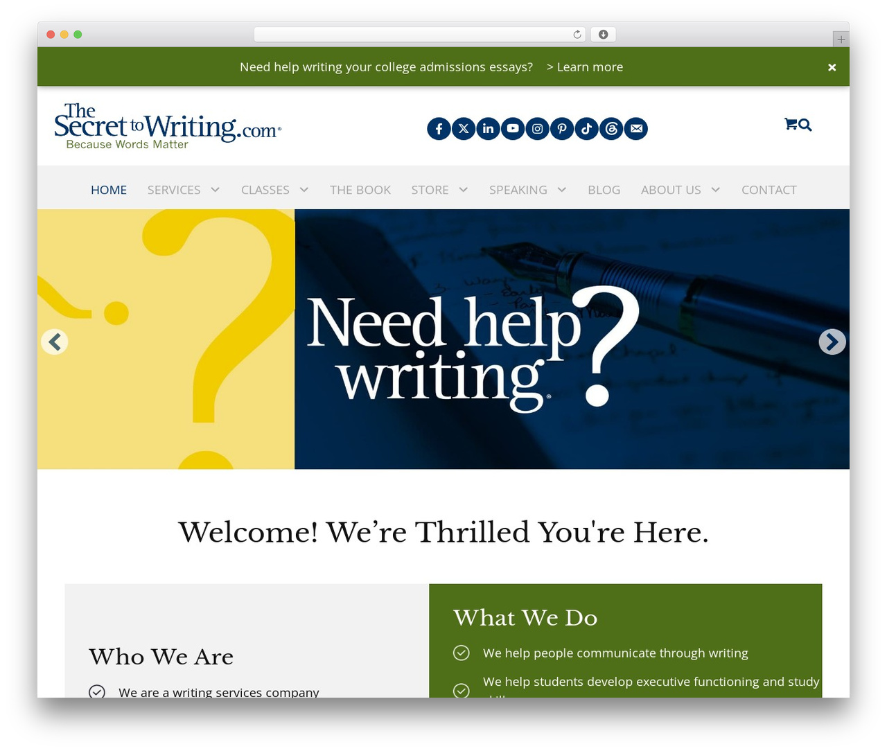Beaver Builder Theme WordPress theme - thesecrettowriting.com Beaver Builder Theme WordPress theme - thesecrettowriting.com