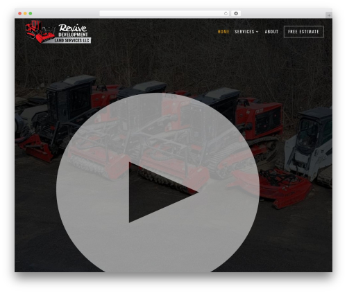 Construction Theme WordPress website theme - revivedevelopmentlandservices.com