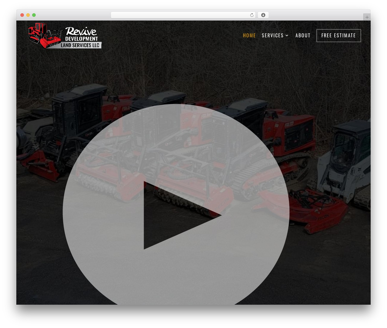 Construction Theme WordPress website theme - revivedevelopmentlandservices.com