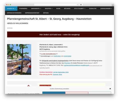 Gambit theme WordPress free - pg-haunstetten.de
