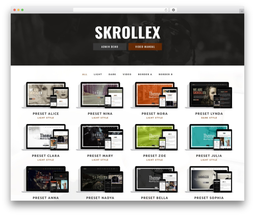 Layers WordPress theme - skrollex-wp.romanmeleshin.art