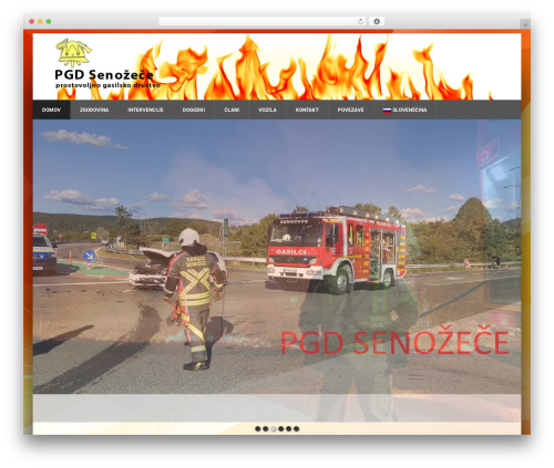 Megalithe WordPress theme design - pgdsenozece.si
