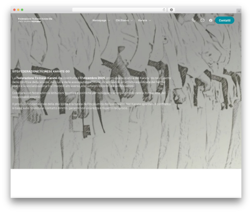 Nextawards WordPress theme design - karateticino.ch