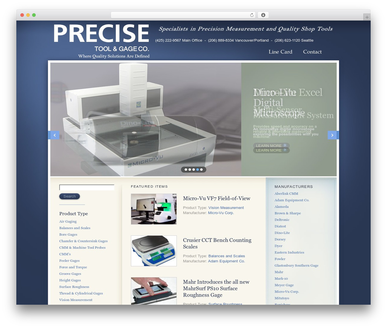 Precise Tool 2011 WordPress theme design - precisetoolco.com Precise Tool 2011 WordPress theme design - precisetoolco.com