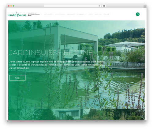 Theme WordPress Greensoulem - jardinsuissebejune.ch