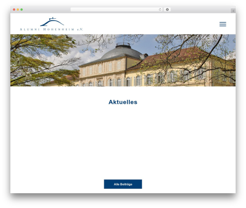 Theme WordPress Enfold - alumni-hohenheim.de