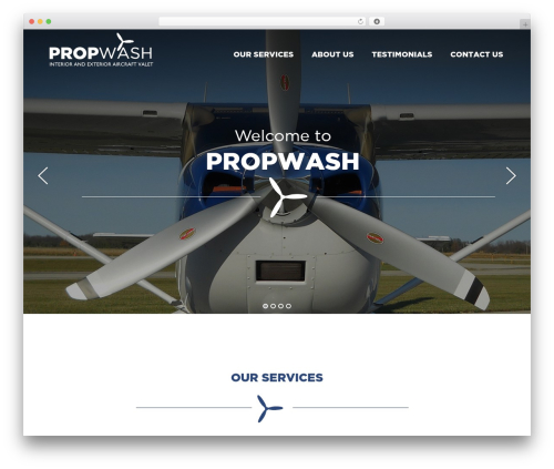 Versatile WP theme - propwash.ltd.uk