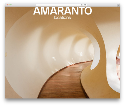 WordPress theme Seese - amarantolocations.com