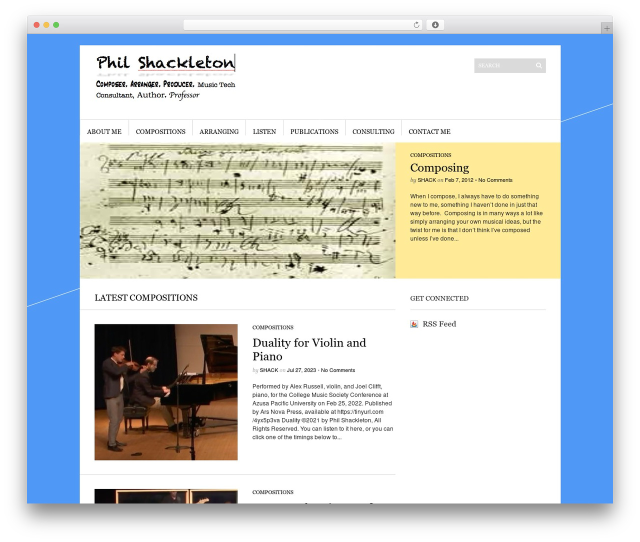WordPress theme Sight - philshackleton.com/site WordPress theme Sight - philshackleton.com/site