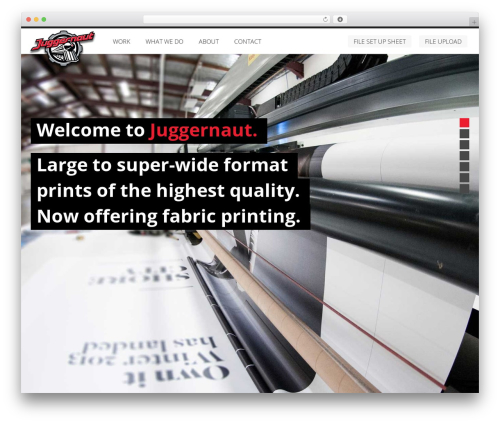 WordPress theme Site Theme - juggernaut.co.nz