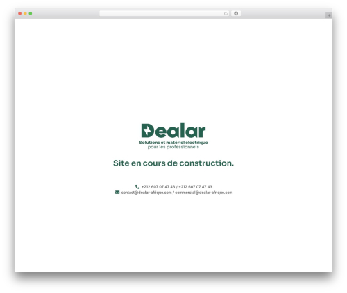 WordPress theme Skelementor - dealar-afrique.com