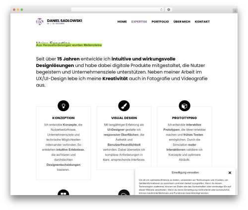 WP theme Deep - danielsadlowski.de