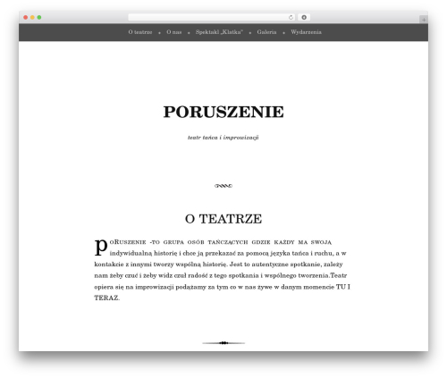 Book Lite WordPress theme - poruszenie.org