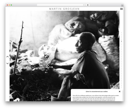Border best WordPress theme - martingrosjean.com