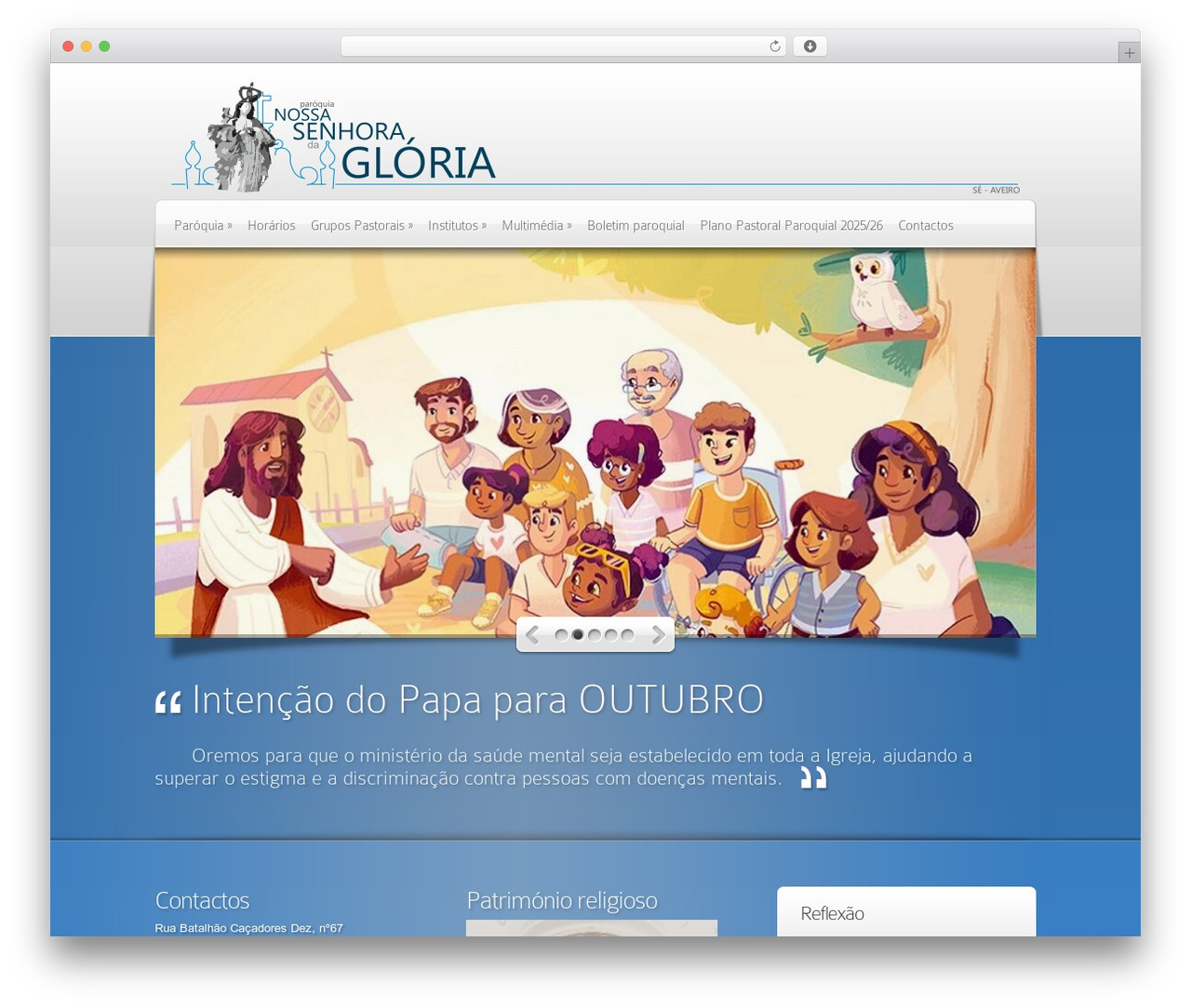 DeepFocus top WordPress theme - paroquiagloria.org/v2