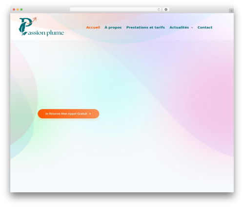 Digo WordPress theme - www.passion-plume.fr
