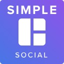Simple Social Page Widget & Shortcode free WordPress plugin