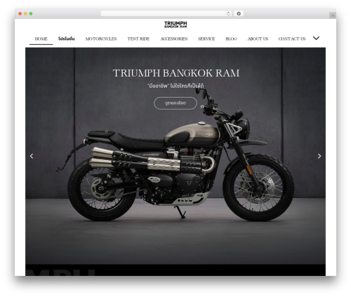 Fruit WordPress theme - triumph-bangkok.com
