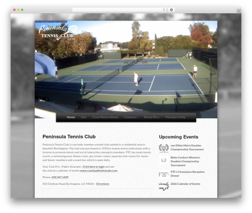 Lamoon theme WordPress - peninsulatennisclub.org