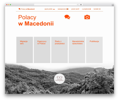 Macedonia WordPress theme - polacywmacedonii.net