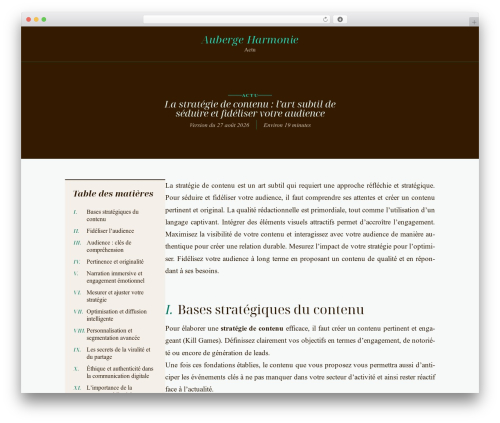 Maxwell WordPress theme - aubergeharmonie.fr Maxwell WordPress theme - aubergeharmonie.fr