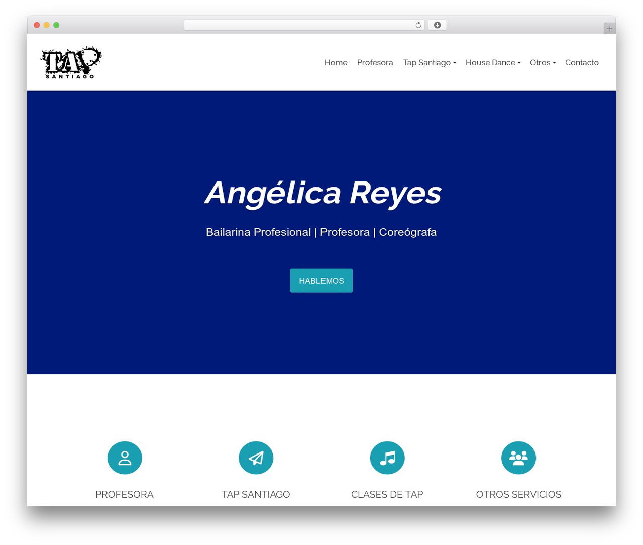 Pinnacle WordPress theme - angelicareyes.cl