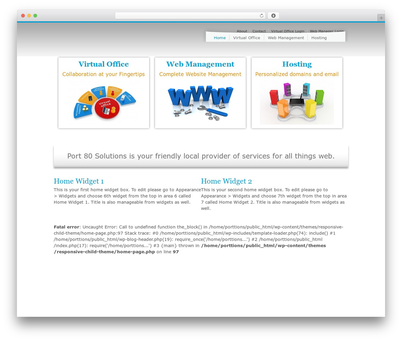 Responsive WordPress theme - port80solutions.com Responsive WordPress theme - port80solutions.com