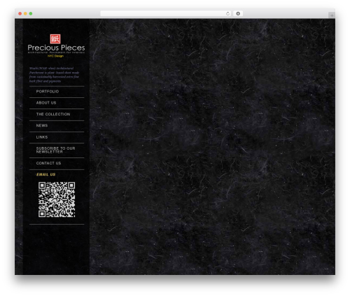 Theme WordPress Widescreen - precious-piece.com
