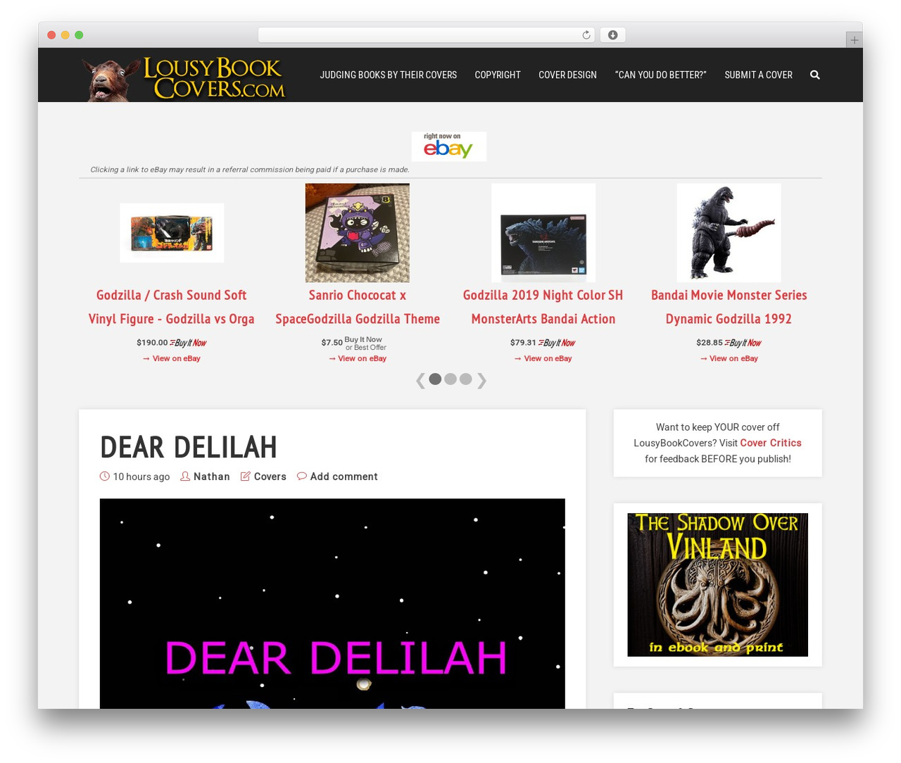 Throne WordPress theme - lousybookcovers.com Throne WordPress theme - lousybookcovers.com