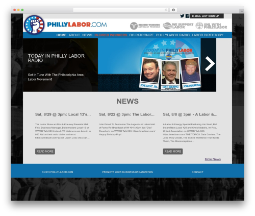 Toggler WordPress plugin - phillylabor.com