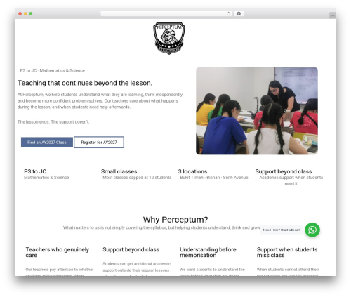 Couponwheel WordPress plugin - perceptumeducation.com