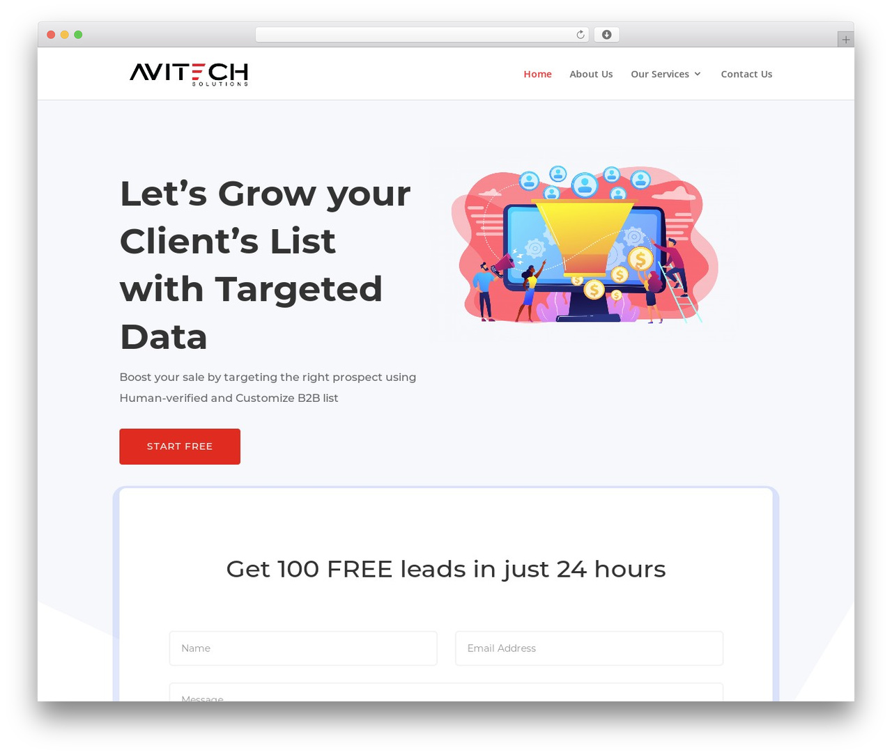 WordPress theme Divi - avitechsolutions.com