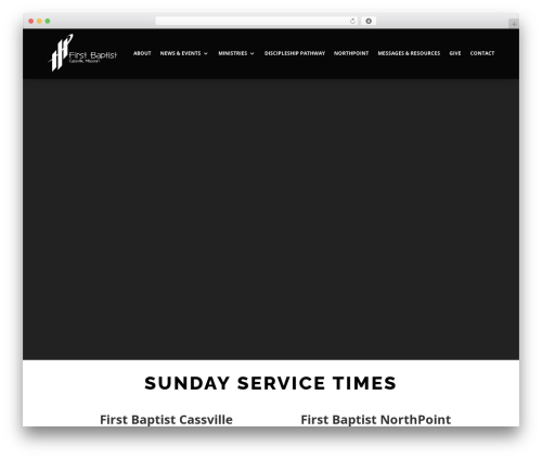 WordPress theme Divi - fbccassville.org