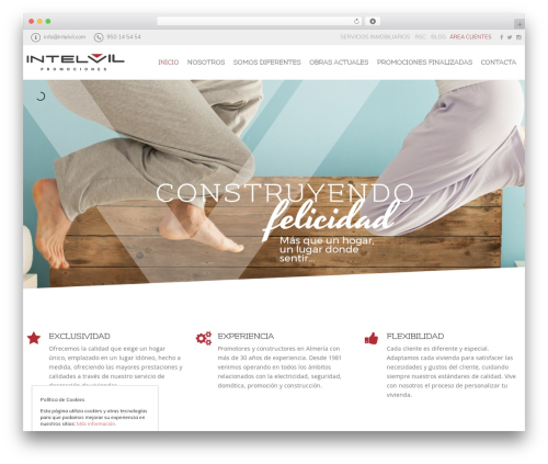 WordPress theme Elos Wordpress Theme - promocionesintelvil.es