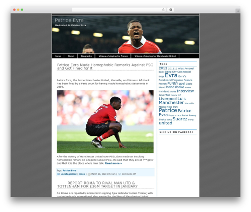 WordPress theme magicblue - patriceevra3.com