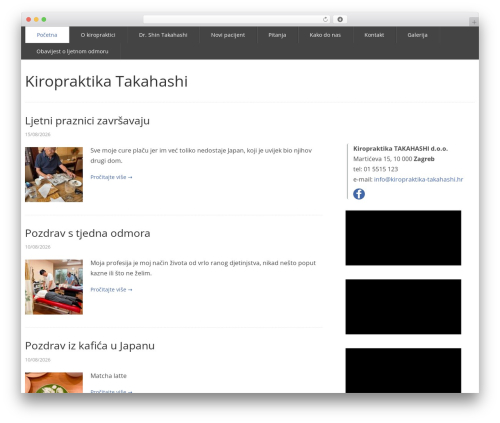 WP theme rtPanel - kiropraktika-takahashi.hr