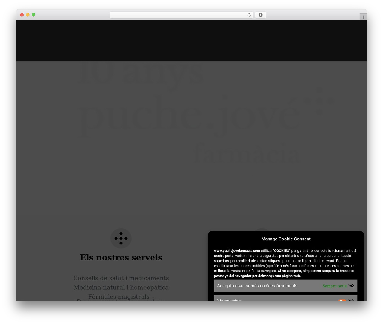 Betheme WordPress theme - puchejovefarmacia.com
