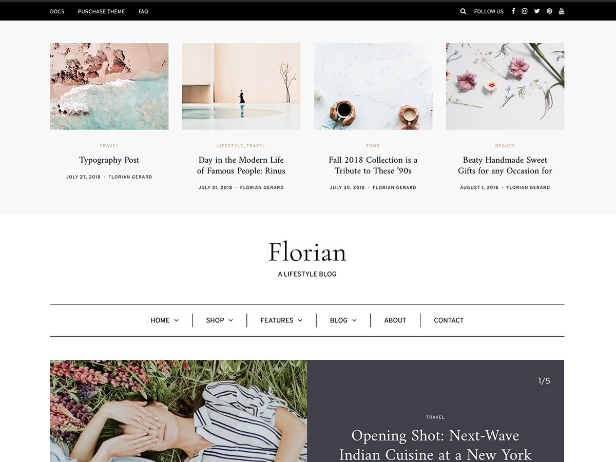 Florian WordPress theme Florian WordPress theme