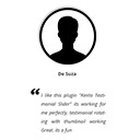 Kento Testimonial Slider free WordPress plugin by KentoThemes