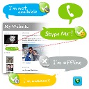 Skype Legacy Buttons free WordPress plugin by RavanH