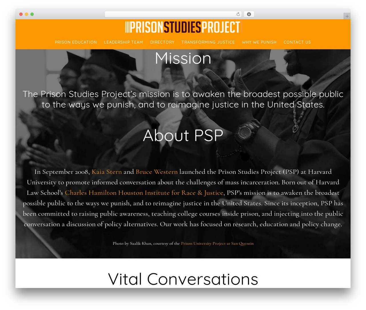 Genesis theme WordPress - prisonstudiesproject.org