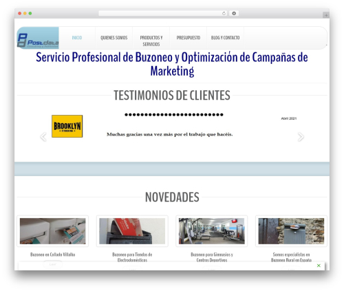 WordPress website theme cherry - postdataconsulting.com